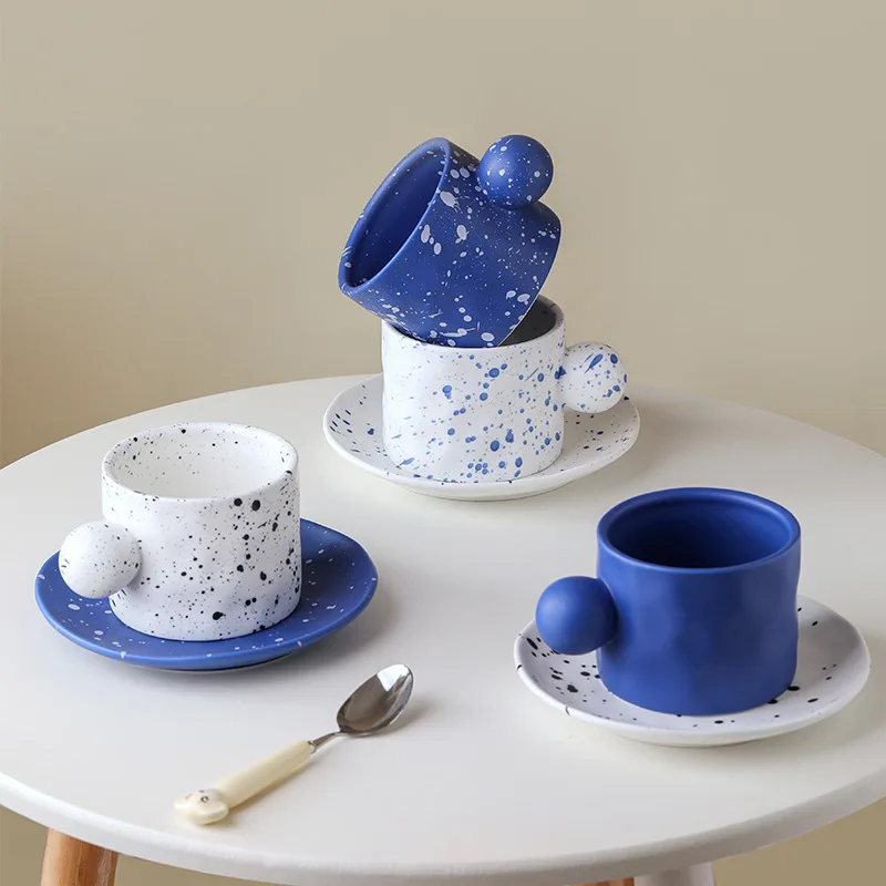 Nordic Big Round Circle Handle Mugs Ceramic Personalized Cups White Black Splash-ink For Milk Water Tea Kitchen Tableware Gift
Nordic Big Round Circle Handle Mugs Ceramic Personalized Cups White Black Splash-ink For Milk Water Tea Kitchen Tableware Gift
