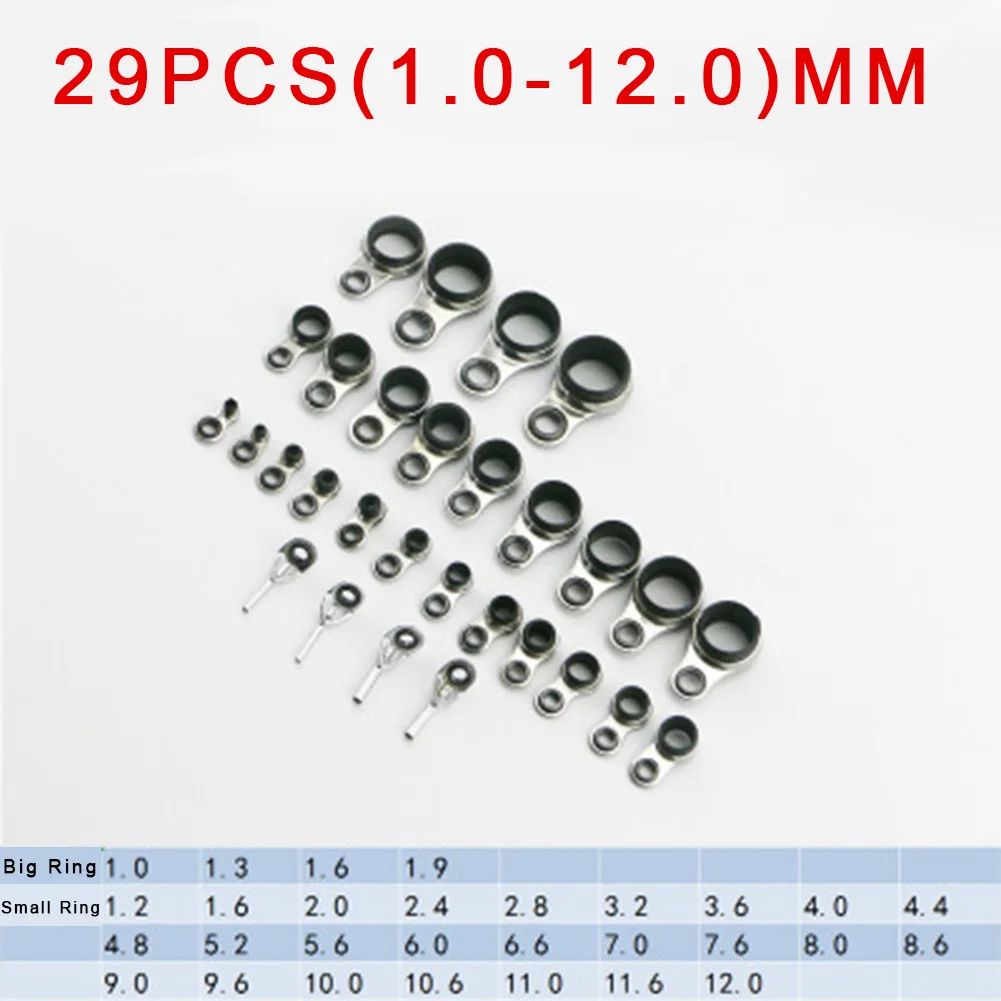 25-37Pcs Fishing Rod Guides Set DIY Tips Repair Kit Rod Building Free Excellent Workmanship Long Service Life
25-37Pcs Fishing Rod Guides Set DIY Tips Repair Kit Rod Building Free Excellent Workmanship Long Service Life