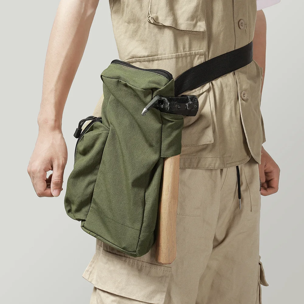 Outdoor Hunting Camping Bags Army Green Military Waist Bag Hiking Tent Accessories Hammer Nail Survival Tool Storage Bags Canvas
Outdoor Hunting Camping Bags Army Green Military Waist Bag Hiking Tent Accessories Hammer Nail Survival Tool Storage Bags Canvas