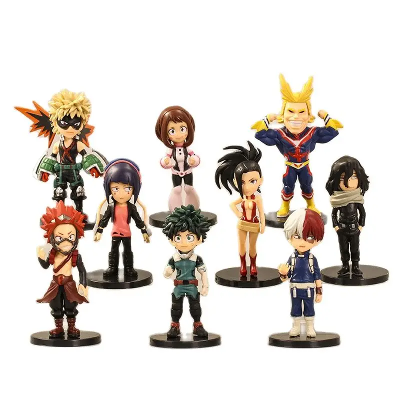 9pcs/Set Anime Action Model Toys My Hero Academia Figure Izuku Midoriya Shouto Todorok Uraraka Bakugou Katsuk Hero Academ PVC
9pcs/Set Anime Action Model Toys My Hero Academia Figure Izuku Midoriya Shouto Todorok Uraraka Bakugou Katsuk Hero Academ PVC