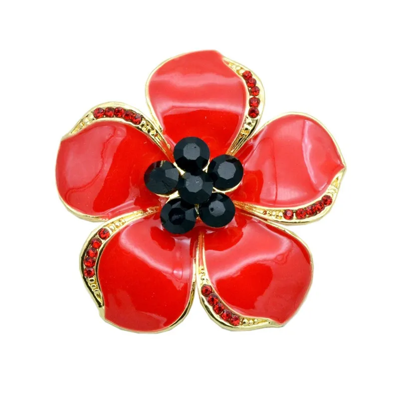 Red Poppy Five Leaf Flower Brooches Commemorative Epaulettes Corsage British Plant Kate Enamel Pin Brooch Vintage Accessories
Red Poppy Five Leaf Flower Brooches Commemorative Epaulettes Corsage British Plant Kate Enamel Pin Brooch Vintage Accessories