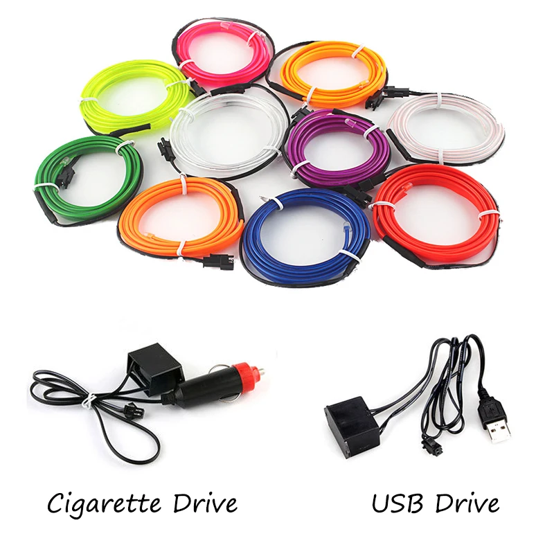 Car EL Wire LED Light Interior Ambient LED Strip Neon Lighting Garland Wire Rope Tube Decoration Flexible Tube Colors Auto Led
Car EL Wire LED Light Interior Ambient LED Strip Neon Lighting Garland Wire Rope Tube Decoration Flexible Tube Colors Auto Led