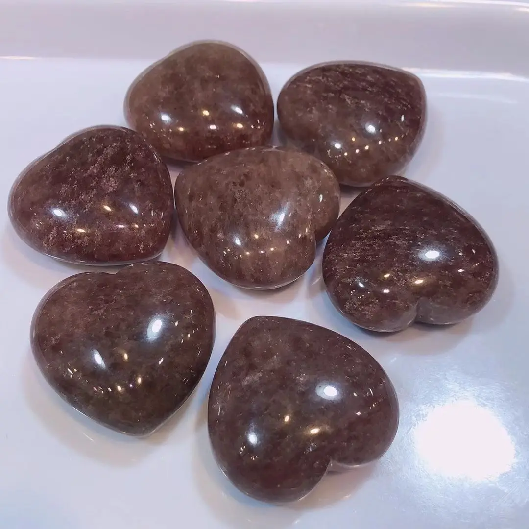 5pcs 40mm Strawberry crystal heart gemstones natural quartz minerales jewelry healing stones decoration
5pcs 40mm Strawberry crystal heart gemstones natural quartz minerales jewelry healing stones decoration