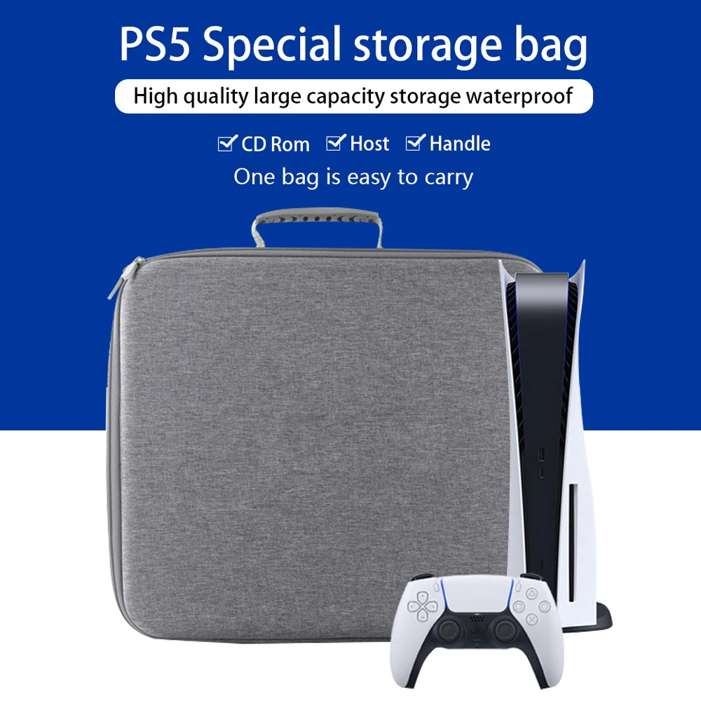 Carrying Suitable For PS5 Bag Carrying Travel Game Console Storage Bag PS5 Game Console Carrying Case Protective Adjustable Hand
Carrying Suitable For PS5 Bag Carrying Travel Game Console Storage Bag PS5 Game Console Carrying Case Protective Adjustable Hand