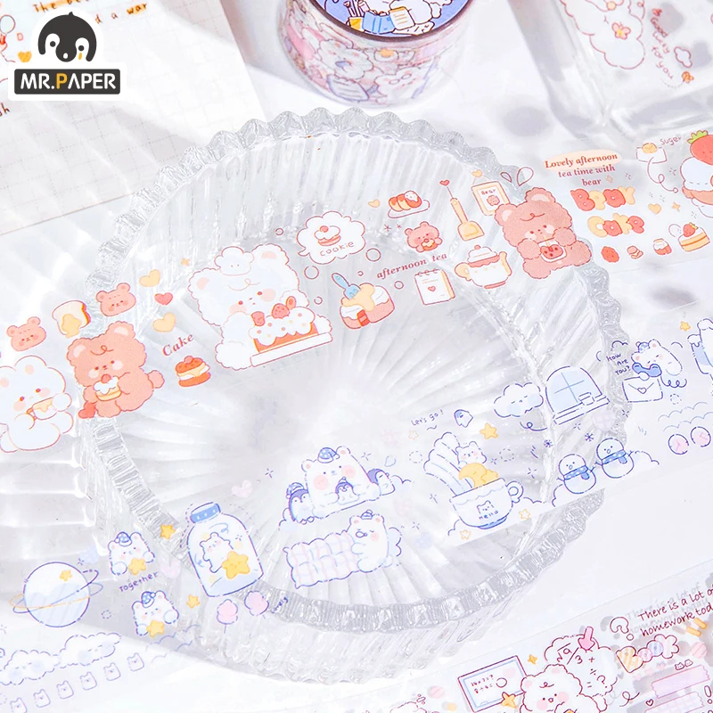Mr.Paper 8 Designs 1 Roll Wonderful Party Series Ins Style Creative Single Washi Tape Decor Hand Account DIY Material Color Bar
Mr.Paper 8 Designs 1 Roll Wonderful Party Series Ins Style Creative Single Washi Tape Decor Hand Account DIY Material Color Bar