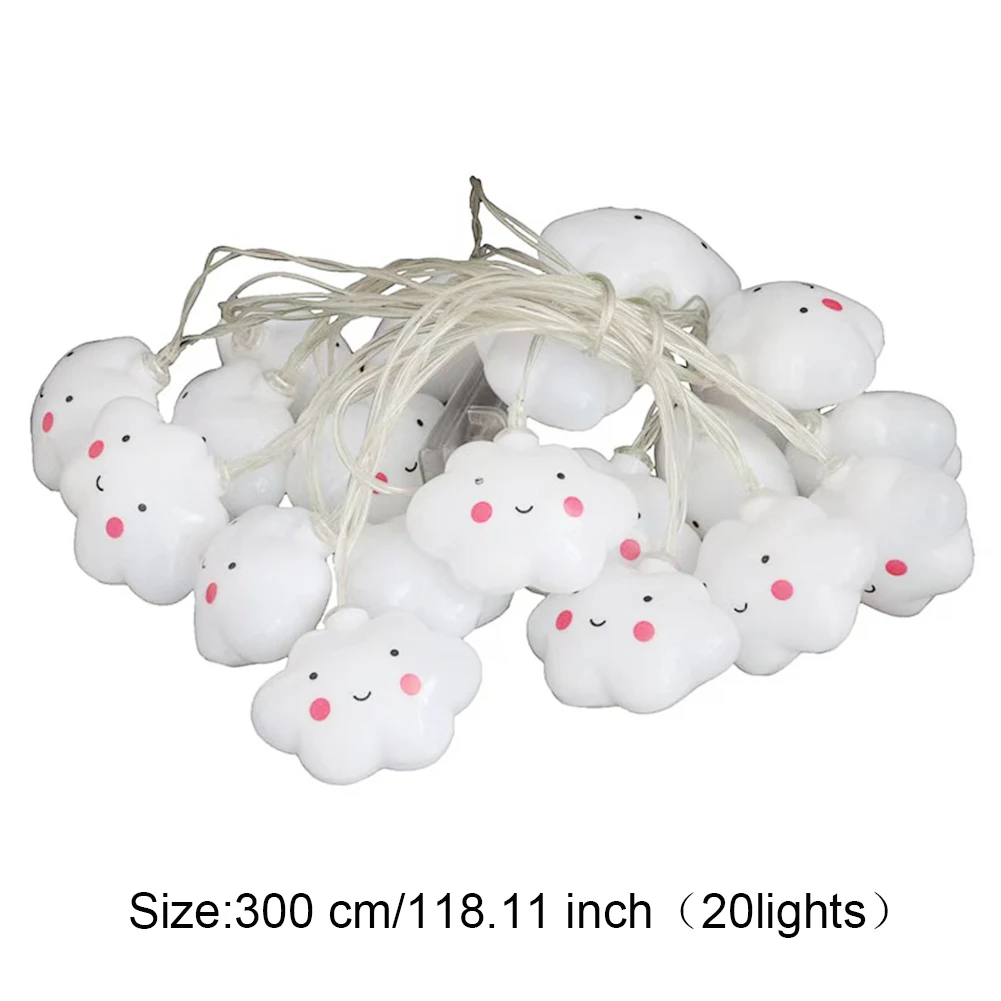 20 LEDs White Cloud String Fairy Night Lights Fairy LED Garland Indoor Decoration Wedding Christmas Decor Battery Operated
20 LEDs White Cloud String Fairy Night Lights Fairy LED Garland Indoor Decoration Wedding Christmas Decor Battery Operated