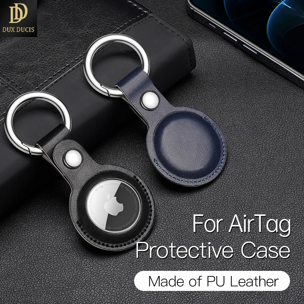 Protective Leather Case For Apple Airtag Protecting Cover with Key Ring Secure Lock For Airtag Locator Tracker Anti-lost Device
Protective Leather Case For Apple Airtag Protecting Cover with Key Ring Secure Lock For Airtag Locator Tracker Anti-lost Device