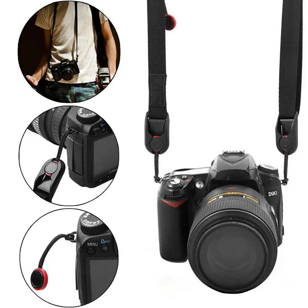 Quick Release Leash Wrist Belt Shoulder Strap Sling with Shoulder ABS Strap For DSLR Adjustable Camera Buckle U5X1 I8E0
Quick Release Leash Wrist Belt Shoulder Strap Sling with Shoulder ABS Strap For DSLR Adjustable Camera Buckle U5X1 I8E0