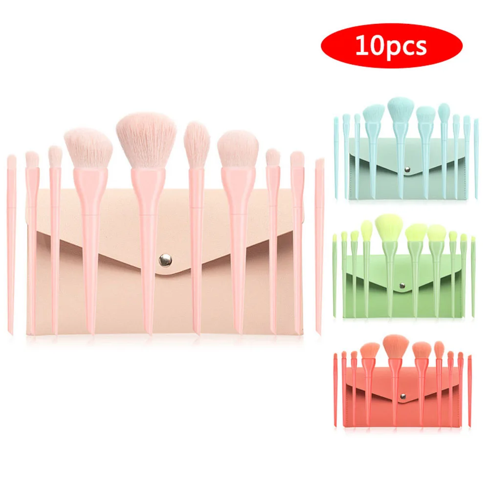 10pcs Soft Makeup Brushes Set Eye Shadow Foundation Powder Eyelash Lip Concealer brushes for MakeUp Portable Brush Set Cosmetics
10pcs Soft Makeup Brushes Set Eye Shadow Foundation Powder Eyelash Lip Concealer brushes for MakeUp Portable Brush Set Cosmetics