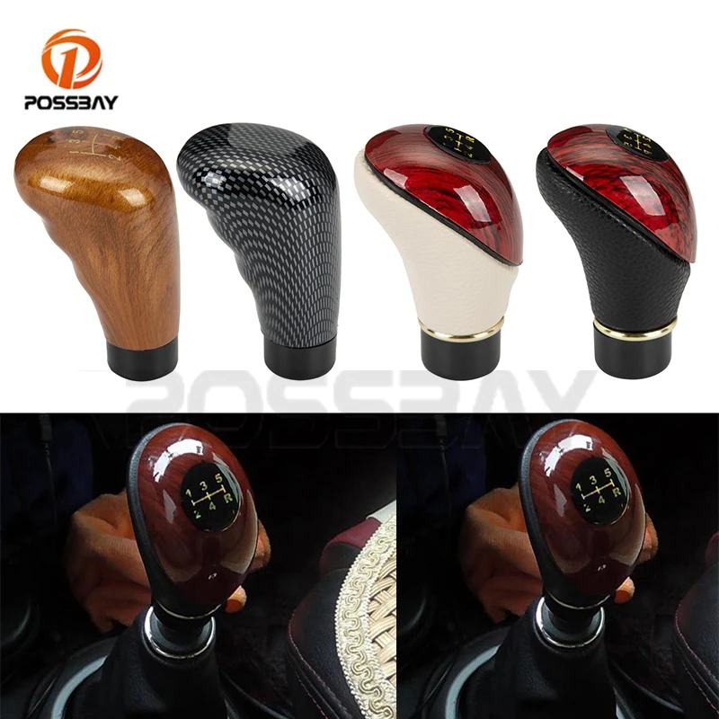 POSSBAY Imitation Carbon Fiber Gear Knob Universal Gear Stick Shifter Lever Knob Handle Cover for BMW Peugeot Ford Shift Knob
POSSBAY Imitation Carbon Fiber Gear Knob Universal Gear Stick Shifter Lever Knob Handle Cover for BMW Peugeot Ford Shift Knob