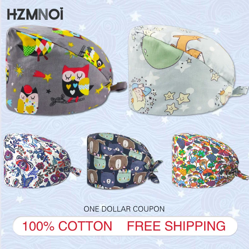 Fashion Unisex Surgical Cap Pure Cotton Adjustable Laboratory Health Worker Scrub Cap Pet Grooming Institution Nursing Cap
Fashion Unisex Surgical Cap Pure Cotton Adjustable Laboratory Health Worker Scrub Cap Pet Grooming Institution Nursing Cap