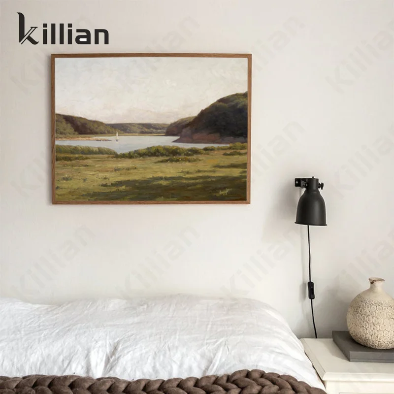 Rolling Hills Natural Landscape Canvas Painting Retro Poster Paintings On The Wall Picture for Living Room Home Decoration Art
Rolling Hills Natural Landscape Canvas Painting Retro Poster Paintings On The Wall Picture for Living Room Home Decoration Art
