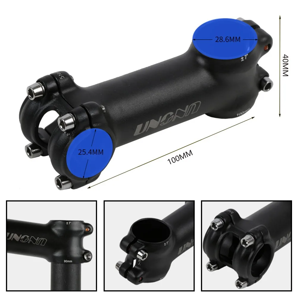 UNO Bike Stem 7° MTB Road Bicycle Stem 25.4mm 60/70/80/90/100/110/120/130mm Aluminum Alloy Stem For MTB Moutain Road Bikes
UNO Bike Stem 7° MTB Road Bicycle Stem 25.4mm 60/70/80/90/100/110/120/130mm Aluminum Alloy Stem For MTB Moutain Road Bikes