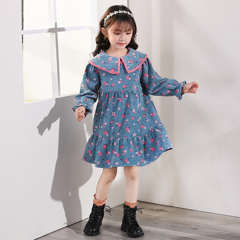 Girl Dress Kids Baby Gown 2021 Blue Spring Autumn Toddler School Uniform Dresses Christmas Cotton Children Clothing
Girl Dress Kids Baby Gown 2021 Blue Spring Autumn Toddler School Uniform Dresses Christmas Cotton Children Clothing