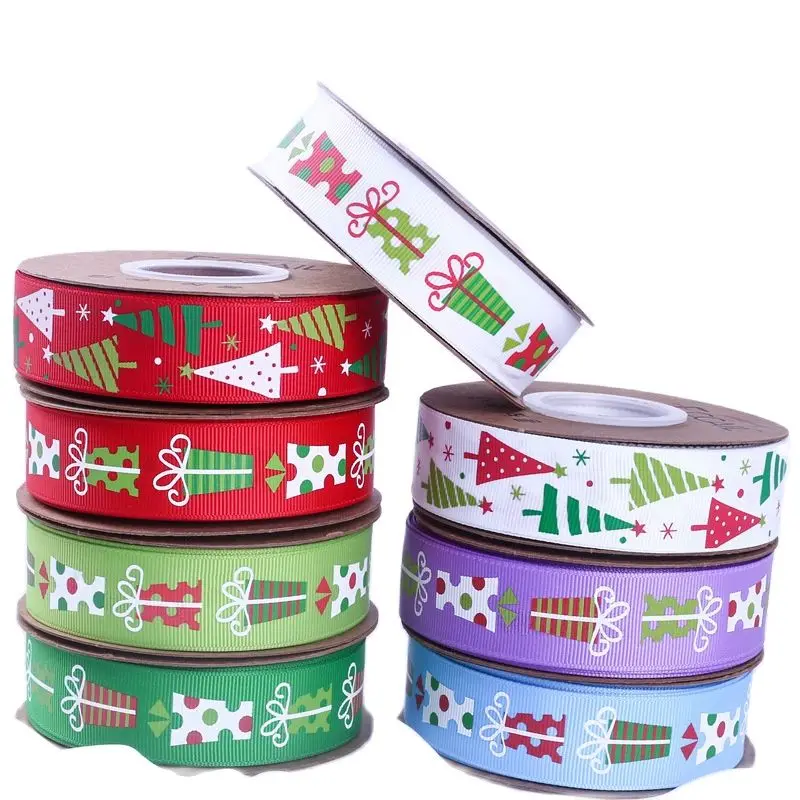 10 Yards Printed Mti-color Christmas Tree Ribbed Holiday Gift Box Packaging Handmade Diy Accessories Ribbon
10 Yards Printed Mti-color Christmas Tree Ribbed Holiday Gift Box Packaging Handmade Diy Accessories Ribbon