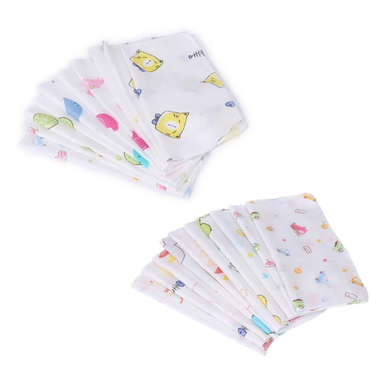 10Pcs Baby Handkerchief Double Layer Gauze Toddler Feeding Square Towels Newborn
10Pcs Baby Handkerchief Double Layer Gauze Toddler Feeding Square Towels Newborn