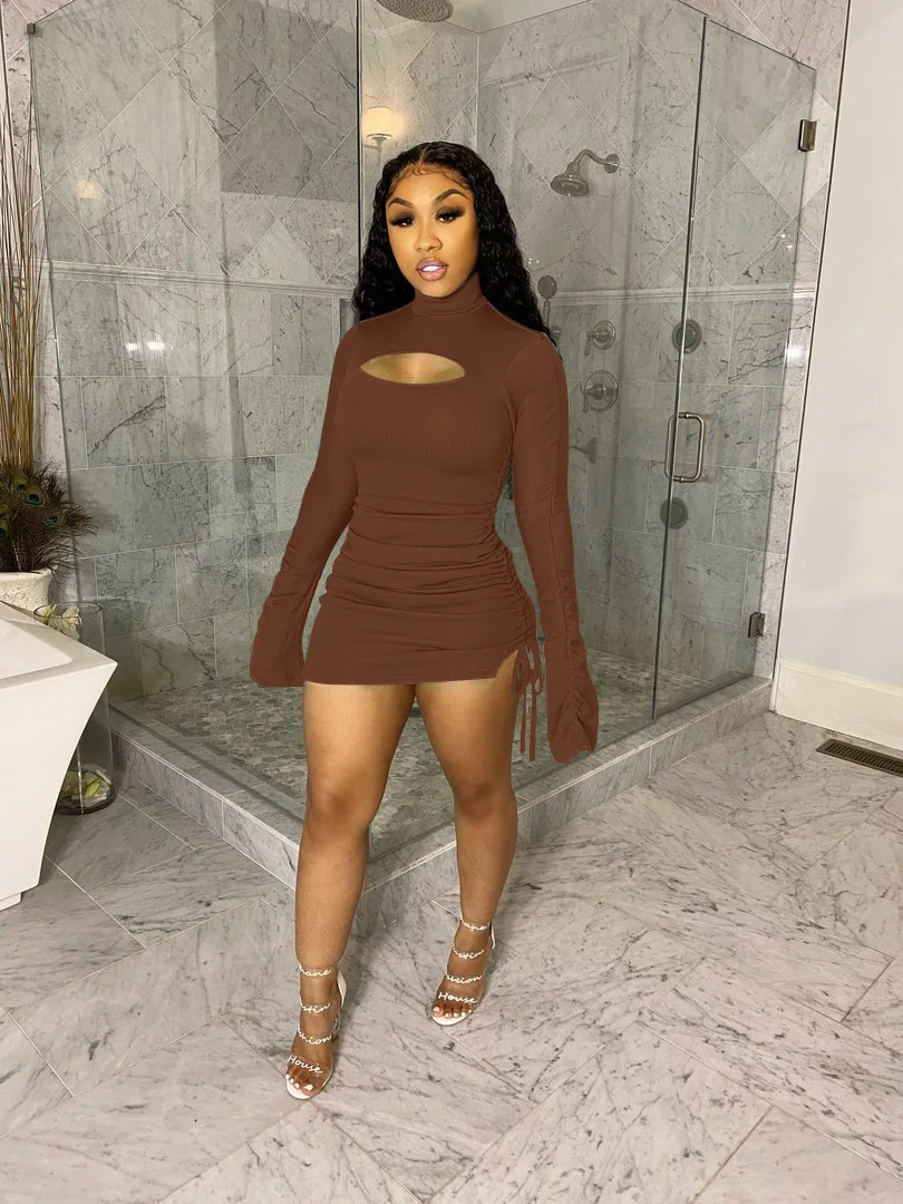 Sexy Dress Women Bodycon Bandage Long Sleeve Mini Party Club Night Hollow Out Ruched Black Blue Winter Woman Tight Dresses 2020
Sexy Dress Women Bodycon Bandage Long Sleeve Mini Party Club Night Hollow Out Ruched Black Blue Winter Woman Tight Dresses 2020