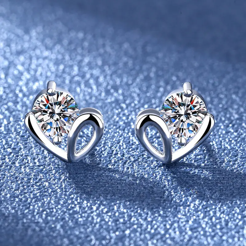 S925 Fashion Earrings Jewelry Heart-shaped Inlaid Zircon Earrings Small Fresh Ear Jewelry Wholesale High Quality Cubic Zirconia
S925 Fashion Earrings Jewelry Heart-shaped Inlaid Zircon Earrings Small Fresh Ear Jewelry Wholesale High Quality Cubic Zirconia