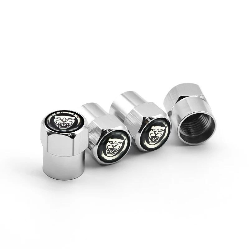 Valve stem caps tire cap Auto parts for Jaguar-XE XK XF XEL XFL E-PACE I-PACE C-X16 valve 4pcs metal | Автомобили и мотоциклы