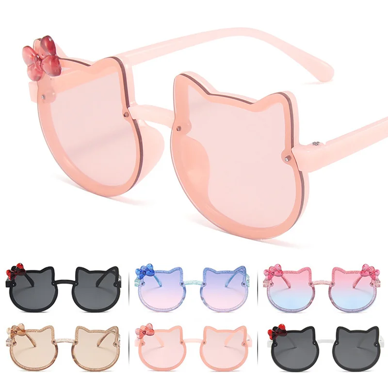 Children Sunglasses Cute Cat Ear Frame Glasses Outdoor Anti-UV Eyewear Gradient Color Lens Sunglass Little Bows Eyeglasses
Children Sunglasses Cute Cat Ear Frame Glasses Outdoor Anti-UV Eyewear Gradient Color Lens Sunglass Little Bows Eyeglasses