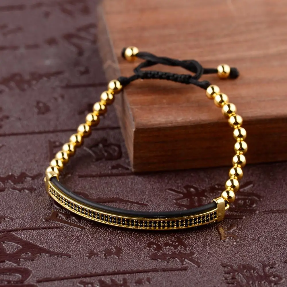 Luxury Black Zircon Long Tube Copper Beads 5mm Men Bracelets&Bangles For Women Fashion Jewelry
Luxury Black Zircon Long Tube Copper Beads 5mm Men Bracelets&Bangles For Women Fashion Jewelry