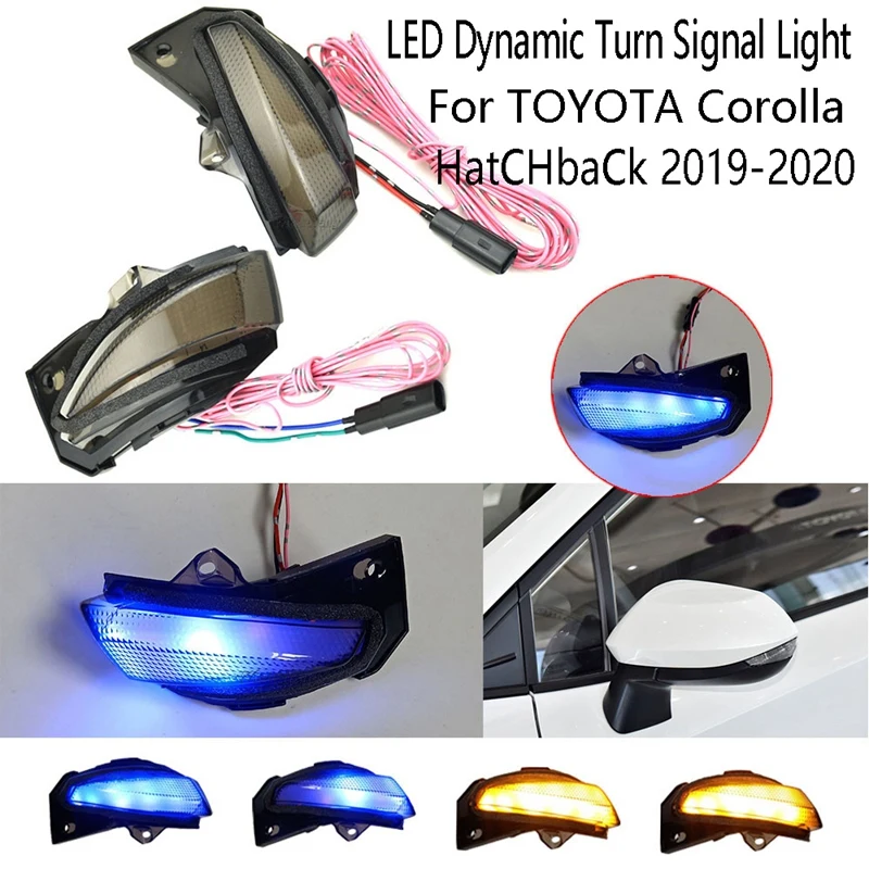 LED Dynamic Turn Signal Light Side Wing Rearview Mirror Indicator Lamp for Toyota Corolla Hatchback 2019-2020
LED Dynamic Turn Signal Light Side Wing Rearview Mirror Indicator Lamp for Toyota Corolla Hatchback 2019-2020
