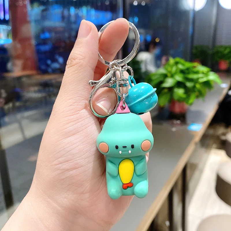 New Fashion Cartoon Dinosaur Key Chain Bag Accessories Charms Ornaments For Women Rubber Animal Keychains Lady Decoration Gift
New Fashion Cartoon Dinosaur Key Chain Bag Accessories Charms Ornaments For Women Rubber Animal Keychains Lady Decoration Gift
