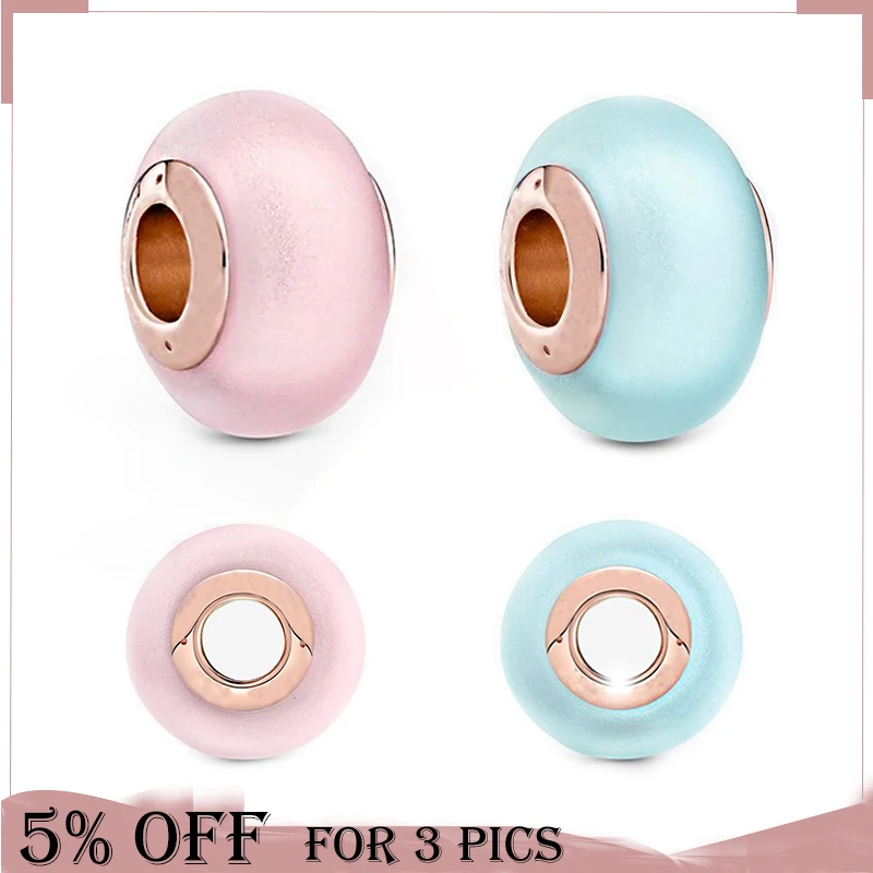 2021 Mother's Day 925 Sterling Silver Beads Matte Blue Pink Murano Glass Charm Fit Original Pandora Bracelet Women Jewelry Gift
2021 Mother's Day 925 Sterling Silver Beads Matte Blue Pink Murano Glass Charm Fit Original Pandora Bracelet Women Jewelry Gift