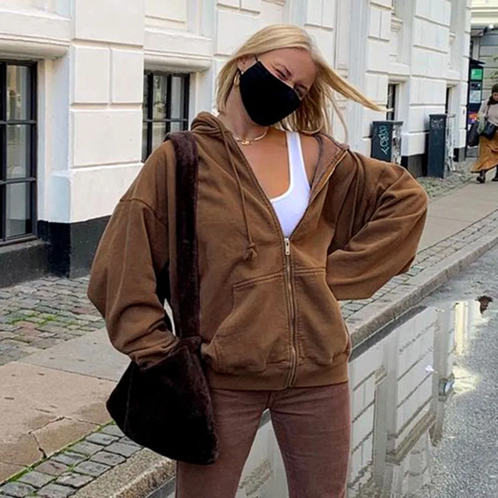 Women's Winter New Hoodie Casual Fashion Simple Commuter Style Long-sleeved Pockets Solid Color Warmth Thick Zipper Design Top
Women's Winter New Hoodie Casual Fashion Simple Commuter Style Long-sleeved Pockets Solid Color Warmth Thick Zipper Design Top