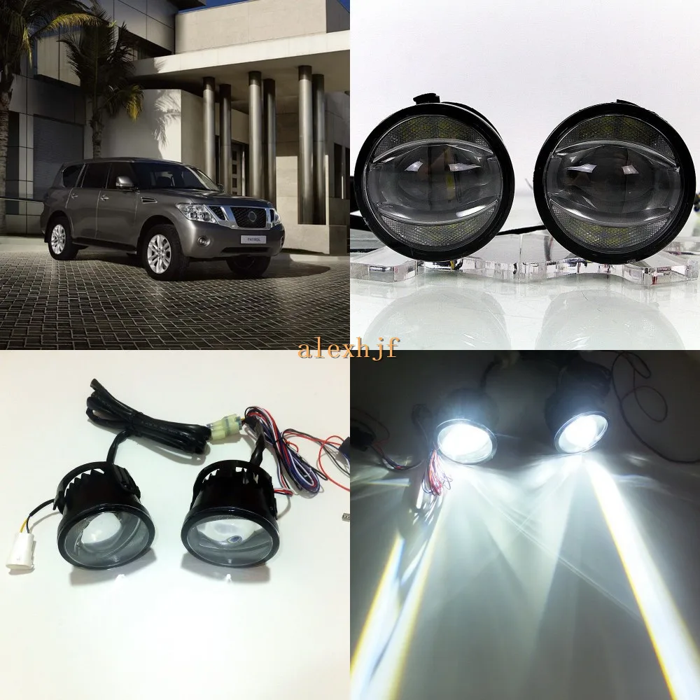 July King 1600LM 24W 6000K LED Light Guide Q5 Lens Fog Lamp +1000LM 14W Day Running Lights DRL Case for Nissan Patrol Y62 2011+
July King 1600LM 24W 6000K LED Light Guide Q5 Lens Fog Lamp +1000LM 14W Day Running Lights DRL Case for Nissan Patrol Y62 2011+