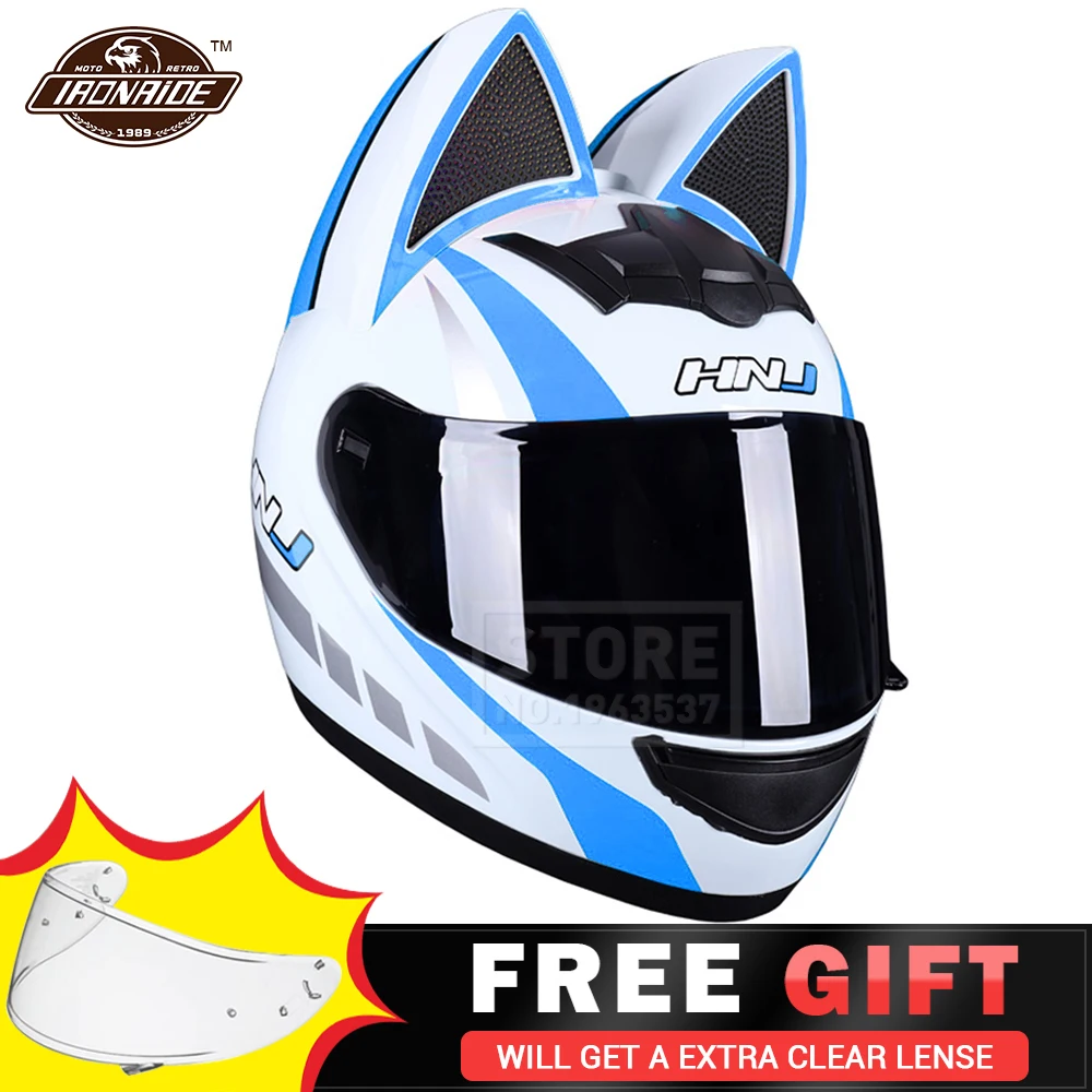 Blue Motorcycle Helmet Women Motorbike Biker Moto Helmet Ear Helmet Full Face Motor Capacete Motocross Capacete De Moto
Blue Motorcycle Helmet Women Motorbike Biker Moto Helmet Ear Helmet Full Face Motor Capacete Motocross Capacete De Moto