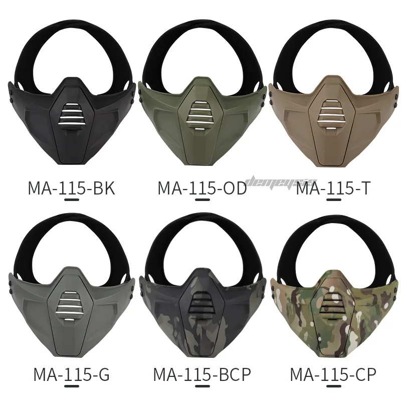 Military Tactical Mask Black Tactical Gear Shooting Hunting Paintball Mask Half Face Airsoft Training Army Cs Masks Wargaming
Military Tactical Mask Black Tactical Gear Shooting Hunting Paintball Mask Half Face Airsoft Training Army Cs Masks Wargaming