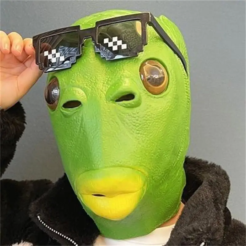 New Green Fish Head Rubber Headgear Practical Jokes Headgear Fish Head Mask Cosplay Funny Reliever Kids Stress Reliever Toys
New Green Fish Head Rubber Headgear Practical Jokes Headgear Fish Head Mask Cosplay Funny Reliever Kids Stress Reliever Toys