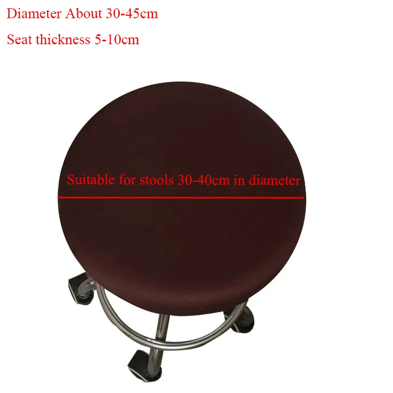 New Solid color High Quality Round Chair Cover Bar Stool Cover Elastic Seat Cover Home Chair Slipcover Round Chair Bar Stool
New Solid color High Quality Round Chair Cover Bar Stool Cover Elastic Seat Cover Home Chair Slipcover Round Chair Bar Stool
