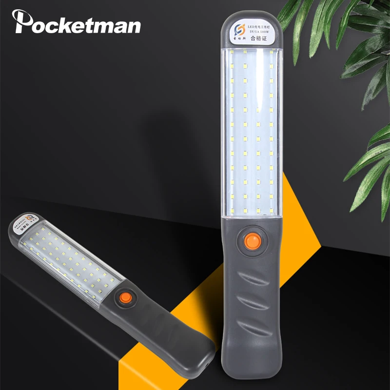 48 LED Handheld LED Work Light USB Rechargeable Flashlight Portable Torch with Magnet Hook Built-in Battery
48 LED Handheld LED Work Light USB Rechargeable Flashlight Portable Torch with Magnet Hook Built-in Battery