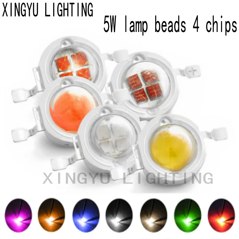 highligh10pcs 5W LED lamp beads high power LED bulb SMD diode warm and cold white red green blue yellow purple growth lamp beads
highligh10pcs 5W LED lamp beads high power LED bulb SMD diode warm and cold white red green blue yellow purple growth lamp beads