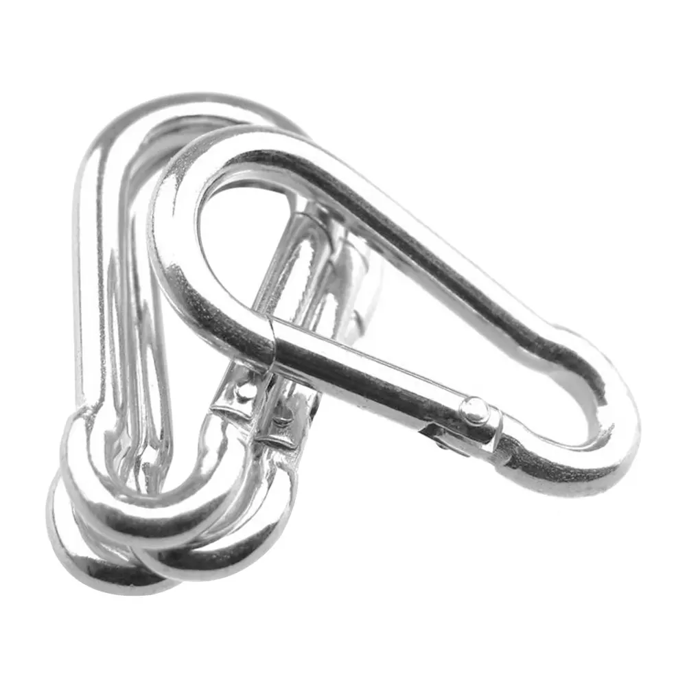 Hot-selling carabiner clip 304 stainless steel spring hook carabiner hammock swing, suitable for outdoor camping and hiking
Hot-selling carabiner clip 304 stainless steel spring hook carabiner hammock swing, suitable for outdoor camping and hiking