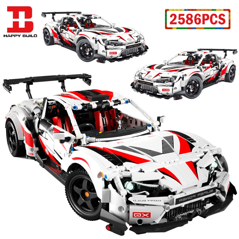 Happy Build Technical City Competition Racing Car Model Building Blocks Speed Vehicle Bricks Educational Toy for Children Gifts
Happy Build Technical City Competition Racing Car Model Building Blocks Speed Vehicle Bricks Educational Toy for Children Gifts