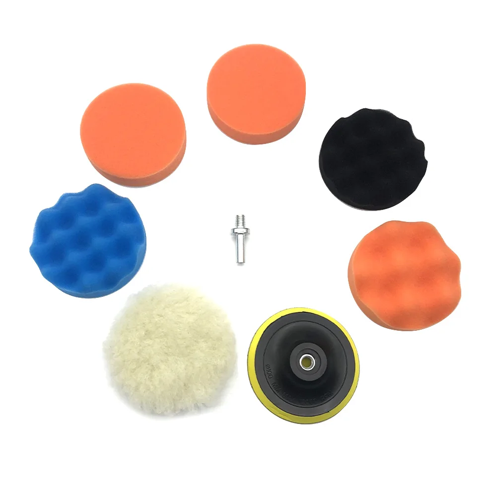 5 inch Car Buffing Pad Kit Excellent Craftsmanship Well Durability with M14 Drill Adapter for Car Polisher Accessories
5 inch Car Buffing Pad Kit Excellent Craftsmanship Well Durability with M14 Drill Adapter for Car Polisher Accessories