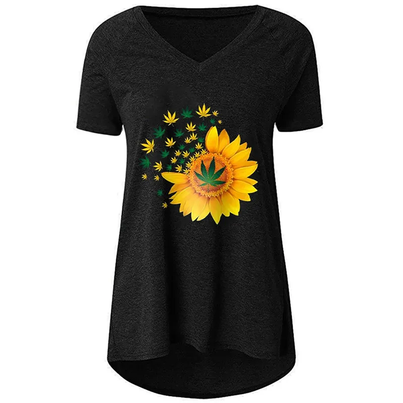 Sun Print Short Sleeve Women T-shirt 2021 New Summer Female Tee shirts Streetwear Loose Casual V-neck Winered Woman T shirt Tops
Sun Print Short Sleeve Women T-shirt 2021 New Summer Female Tee shirts Streetwear Loose Casual V-neck Winered Woman T shirt Tops