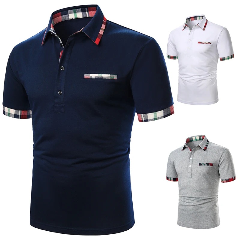 Men T-shirt Men Short Sleeve T-shirt Plaid matching T-shirt New Business Wear Clothing Casual Fashion Men Tops
Men T-shirt Men Short Sleeve T-shirt Plaid matching T-shirt New Business Wear Clothing Casual Fashion Men Tops
