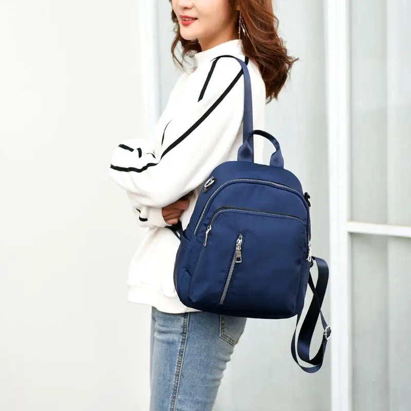 Fashion Waterproof Nylon Women Backpack Shoulder Bag Rucksack Daypack Schoolbag for Teenagers Birthday Gifts Supplies
Fashion Waterproof Nylon Women Backpack Shoulder Bag Rucksack Daypack Schoolbag for Teenagers Birthday Gifts Supplies