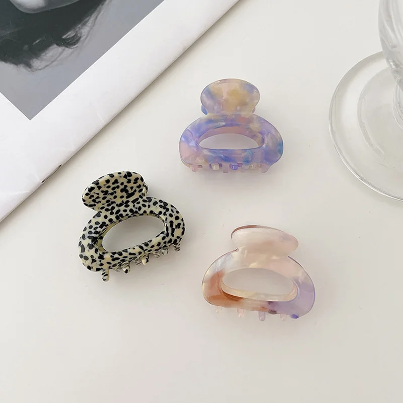 Sweet Mini Acetate Hair Clip for Women Girls Hair Claw Chic Barrettes Crab Hairpins Styling Claw Clips Fashion Hair Accessories
Sweet Mini Acetate Hair Clip for Women Girls Hair Claw Chic Barrettes Crab Hairpins Styling Claw Clips Fashion Hair Accessories