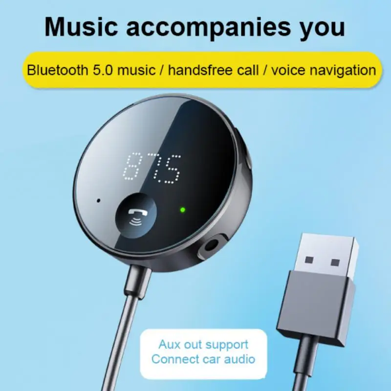 Car Bluetooth MP3 Adapter Wireless Music Playback Hands-free Call TF Card Playback Large Screen Display Support AUX OUT
Car Bluetooth MP3 Adapter Wireless Music Playback Hands-free Call TF Card Playback Large Screen Display Support AUX OUT