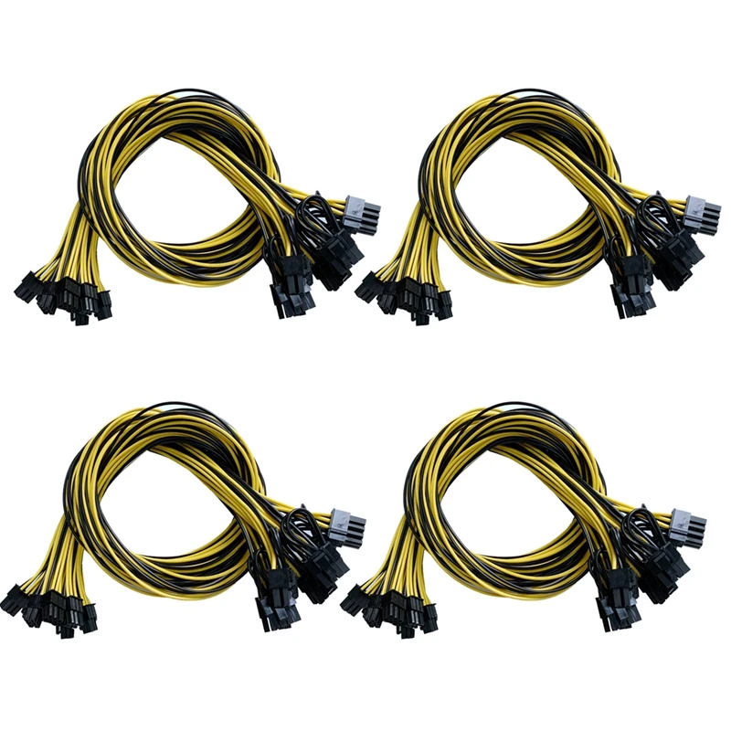 Pcie 6Pin To 8Pin(6+2) Male To Male PCI-E Power Cable For GPU Power Supply Breakout Board Adapter For Mining
Pcie 6Pin To 8Pin(6+2) Male To Male PCI-E Power Cable For GPU Power Supply Breakout Board Adapter For Mining