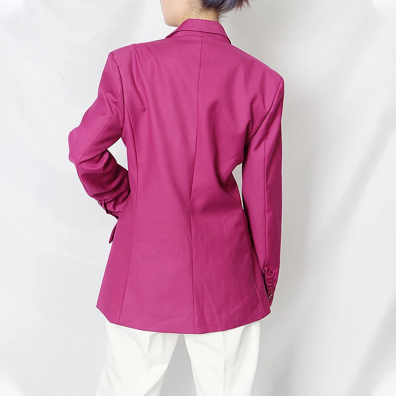 2020 Autumn Ruched Slim Waist Woman Blazers Coats Long Sleeve Casual 2020 Autumn Winter Fashion
2020 Autumn Ruched Slim Waist Woman Blazers Coats Long Sleeve Casual 2020 Autumn Winter Fashion