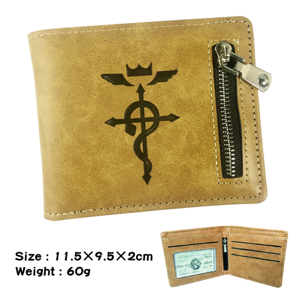 Anime Fullmetal Alchemist PU Wallet Men's Zipper Poucht Leather Casual Note Compartment Credit Coin Photo Holder Women Men Purse
Anime Fullmetal Alchemist PU Wallet Men's Zipper Poucht Leather Casual Note Compartment Credit Coin Photo Holder Women Men Purse