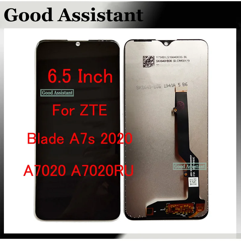 6 5 &quotAAA ЖК-дисплей для ZTE лезвие A7s 2020 A7020 A7020RU Дисплей кодирующий преобразователь