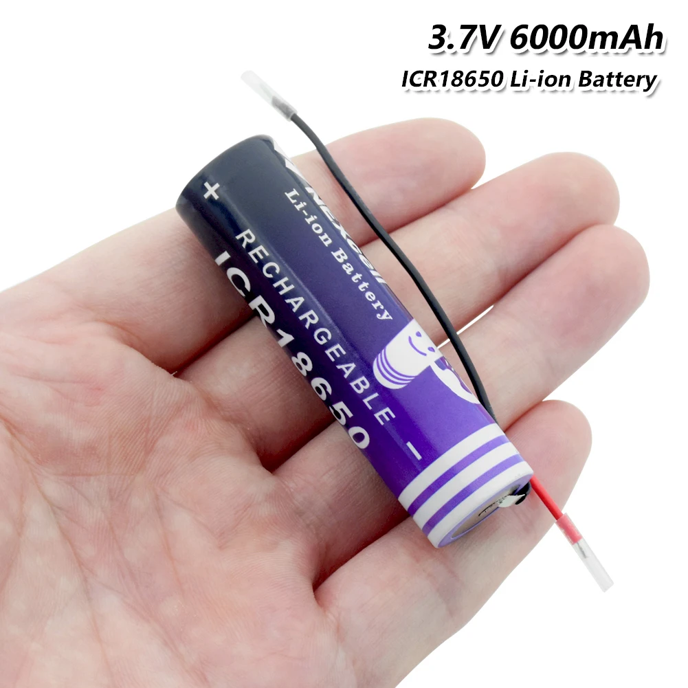 18650 Battery 1/2/3/5/10 pcs 3.7V 6000mAh Li-ion Lithium 18650 Rechargable battery for LED Flashlight Electric toys
18650 Battery 1/2/3/5/10 pcs 3.7V 6000mAh Li-ion Lithium 18650 Rechargable battery for LED Flashlight Electric toys