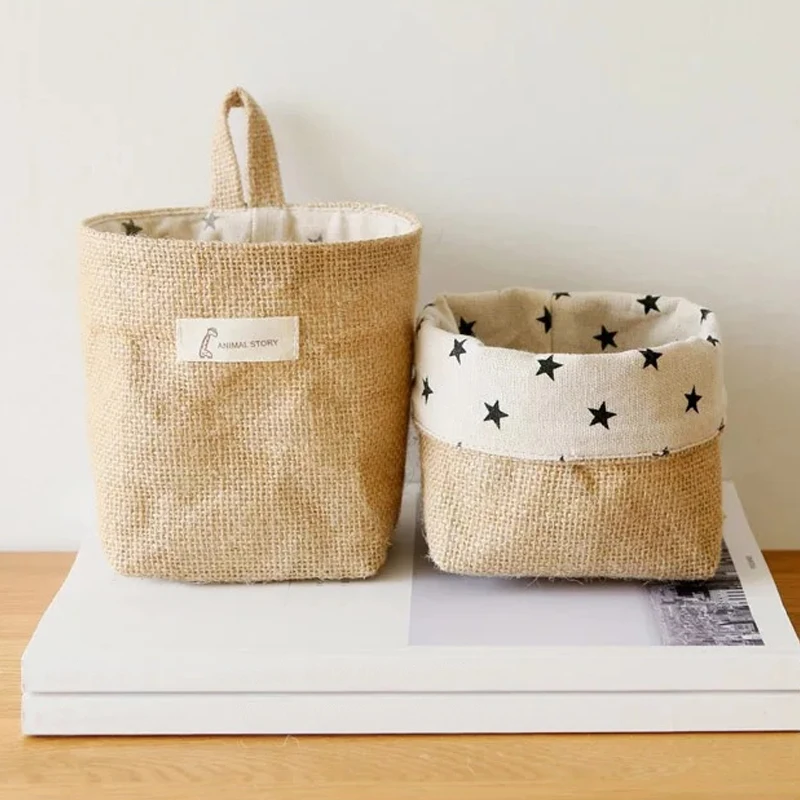 13*10cm Hanging Pocket Cotton Linen Storage Bag Storage Basket Small Sack Sundries Organizer Cosmetic Organizer Home Decor
13*10cm Hanging Pocket Cotton Linen Storage Bag Storage Basket Small Sack Sundries Organizer Cosmetic Organizer Home Decor